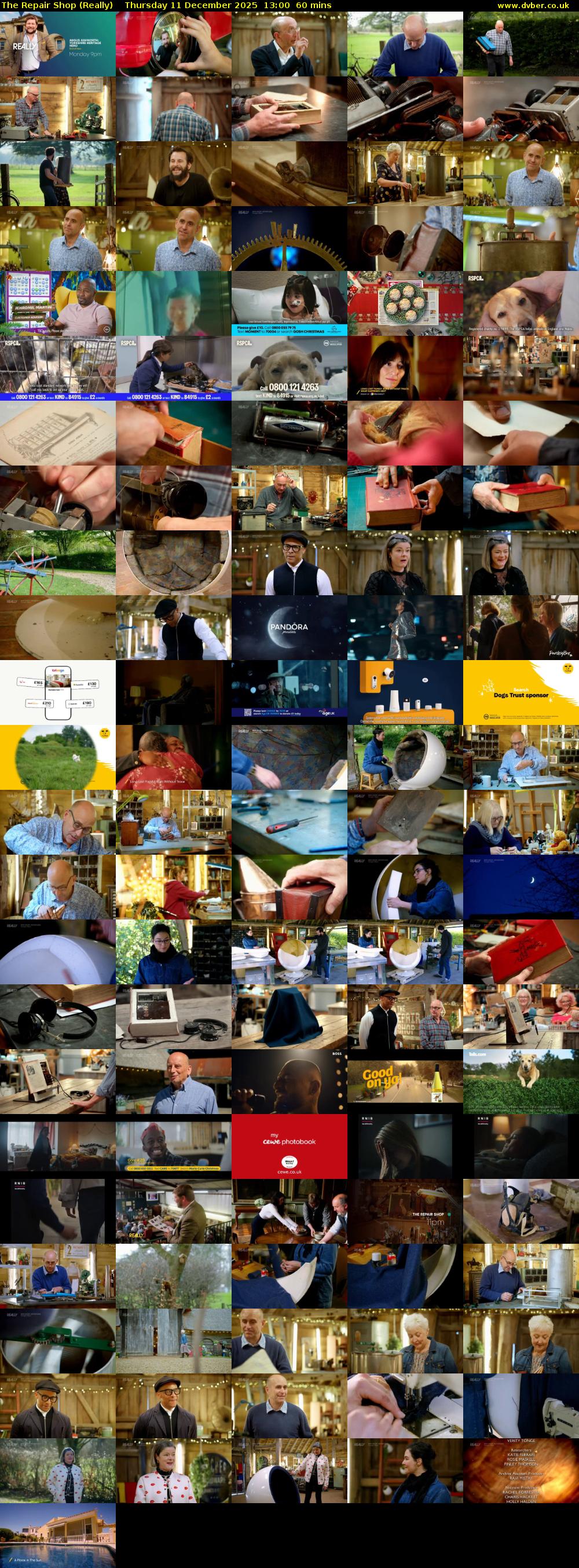 The Repair Shop (Really) Thursday 11 December 2025 13:00 - 14:00