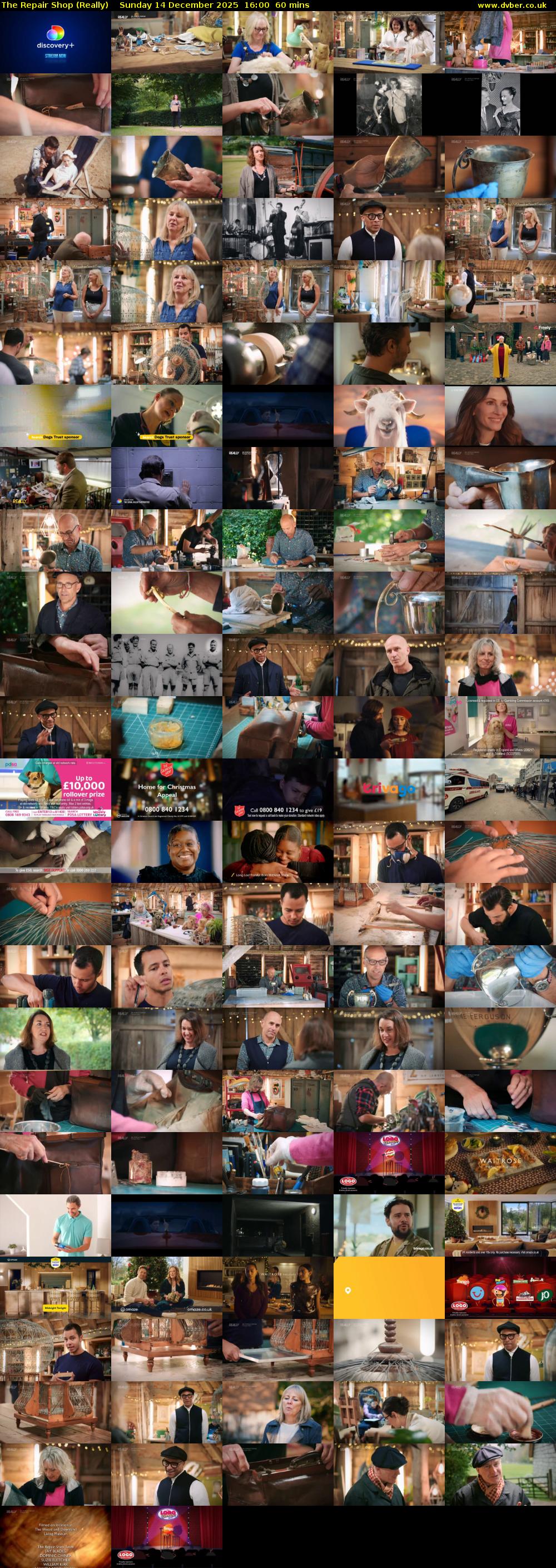 The Repair Shop (Really) Sunday 14 December 2025 16:00 - 17:00