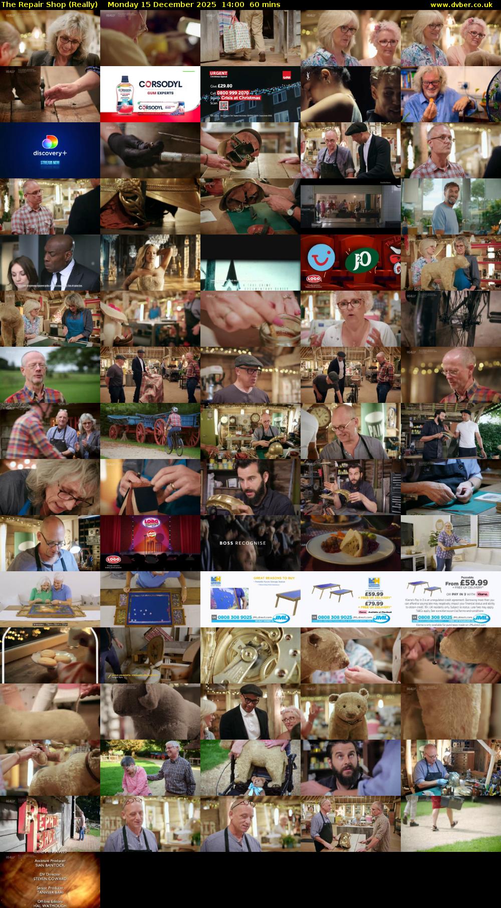 The Repair Shop (Really) Monday 15 December 2025 14:00 - 15:00