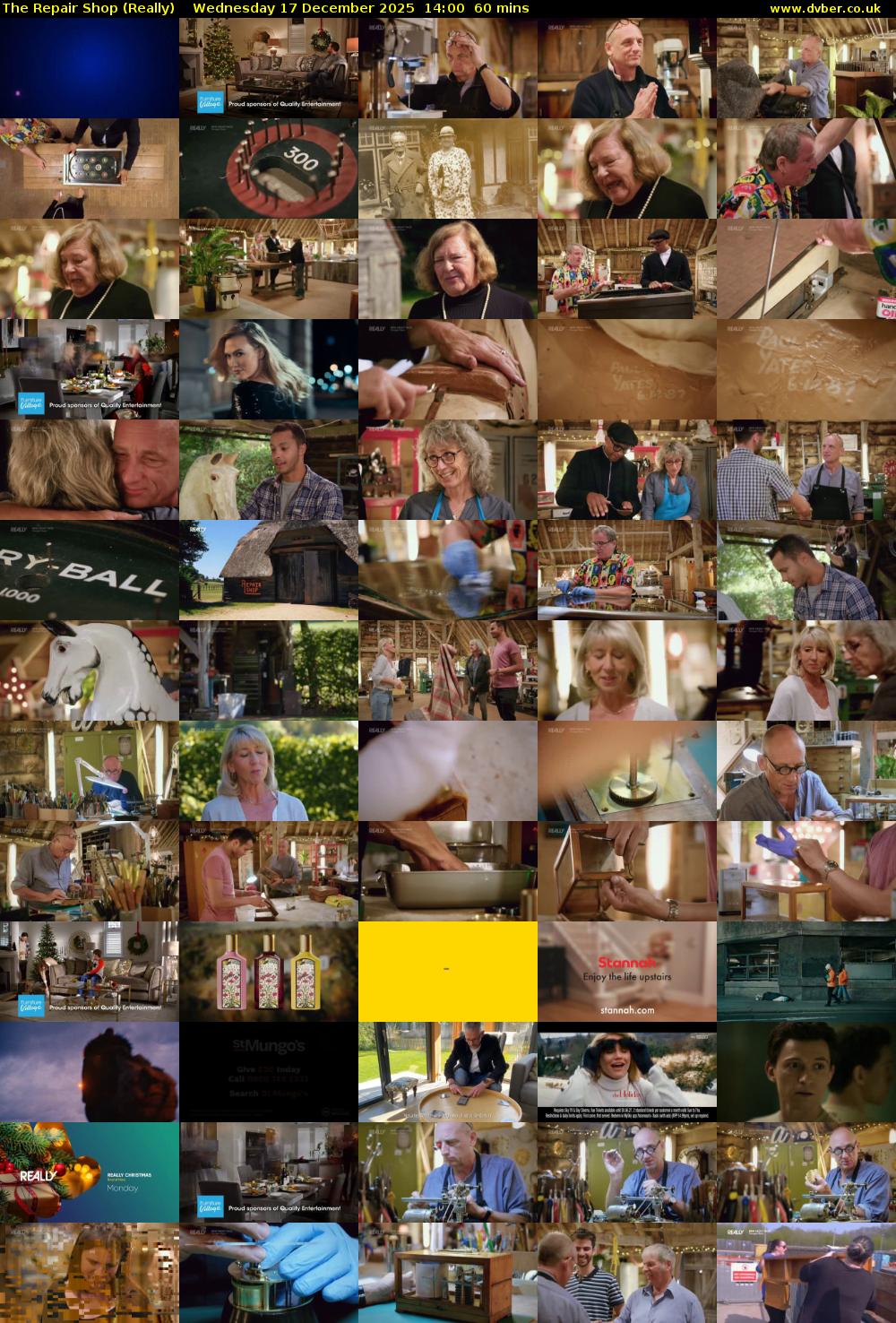 The Repair Shop (Really) Wednesday 17 December 2025 14:00 - 15:00