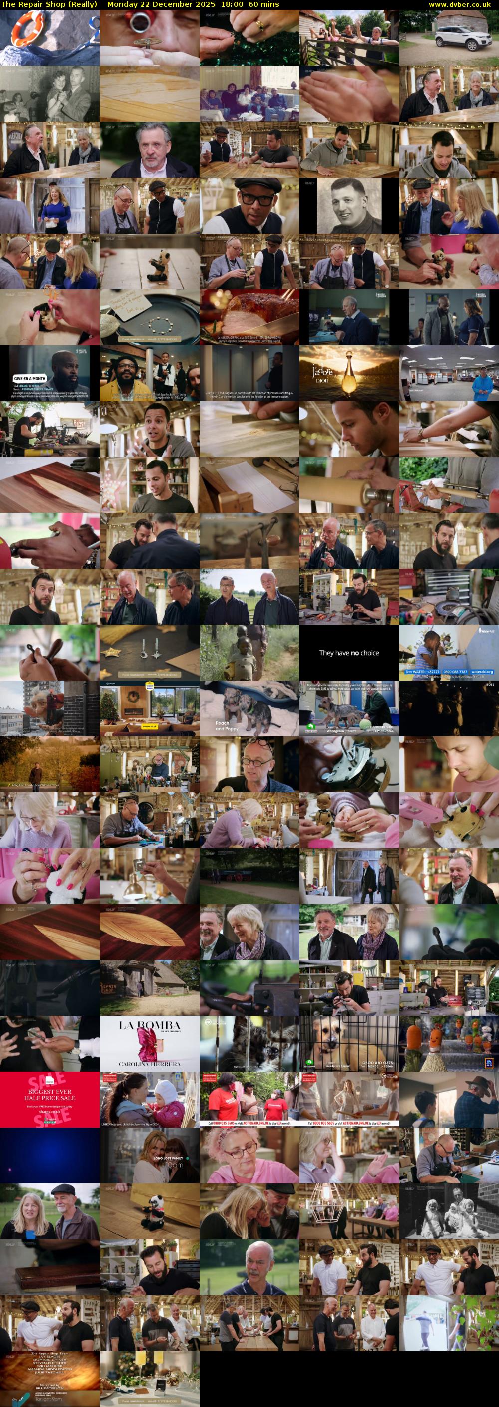 The Repair Shop (Really) Monday 22 December 2025 18:00 - 19:00