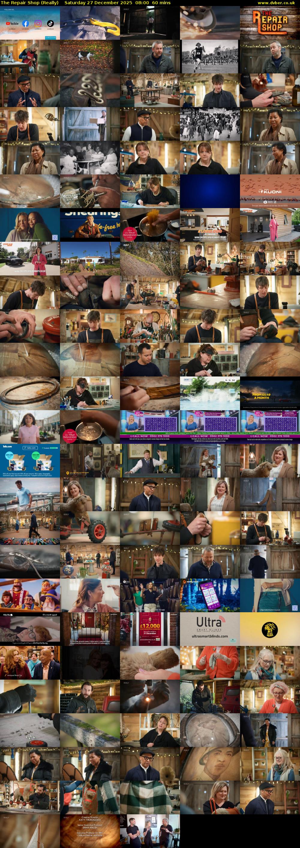 The Repair Shop (Really) Saturday 27 December 2025 08:00 - 09:00