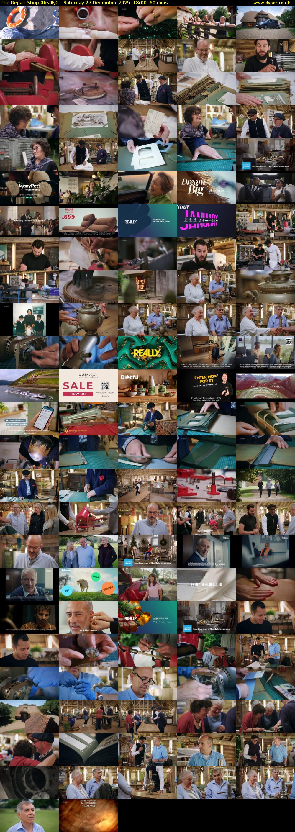 The Repair Shop (Really) Saturday 27 December 2025 18:00 - 19:00