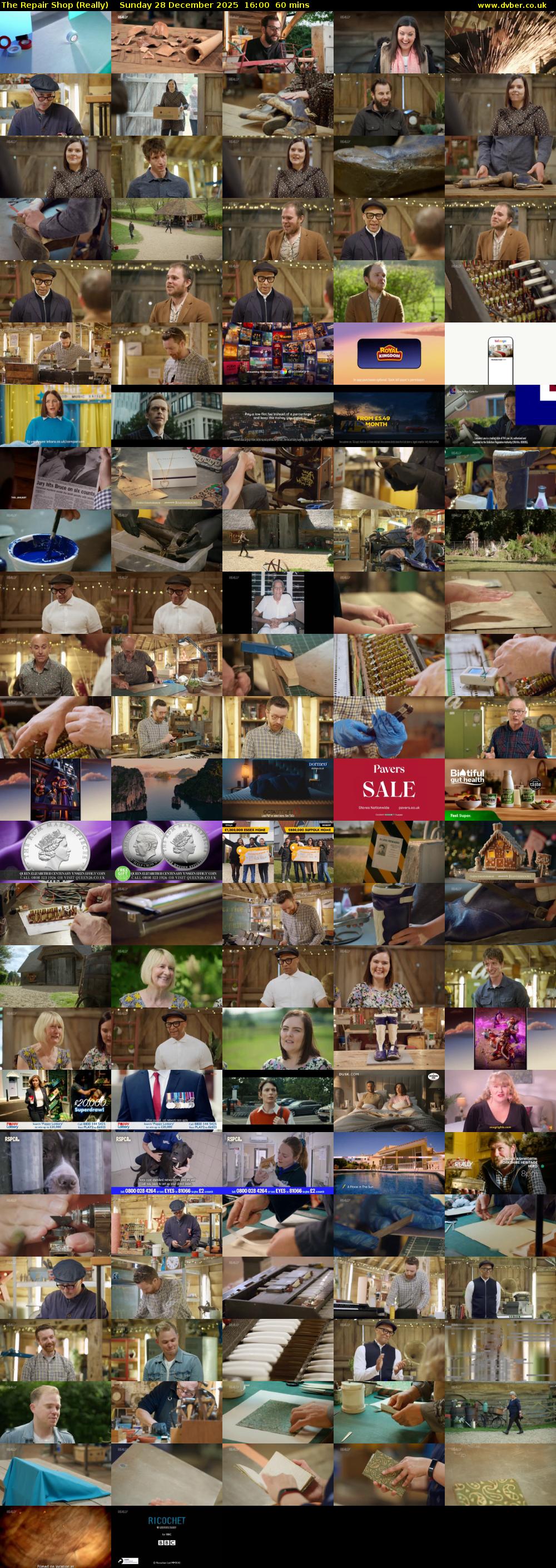 The Repair Shop (Really) Sunday 28 December 2025 16:00 - 17:00