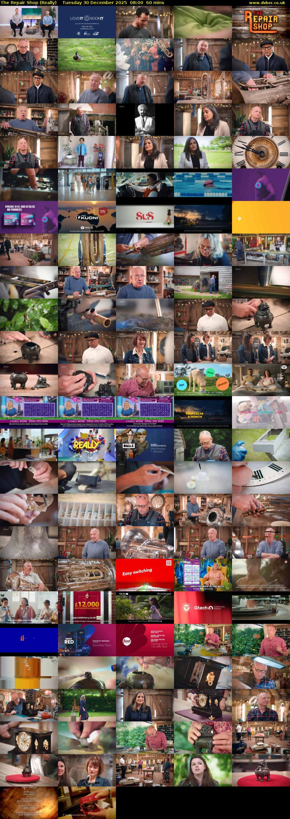 The Repair Shop (Really) Tuesday 30 December 2025 08:00 - 09:00