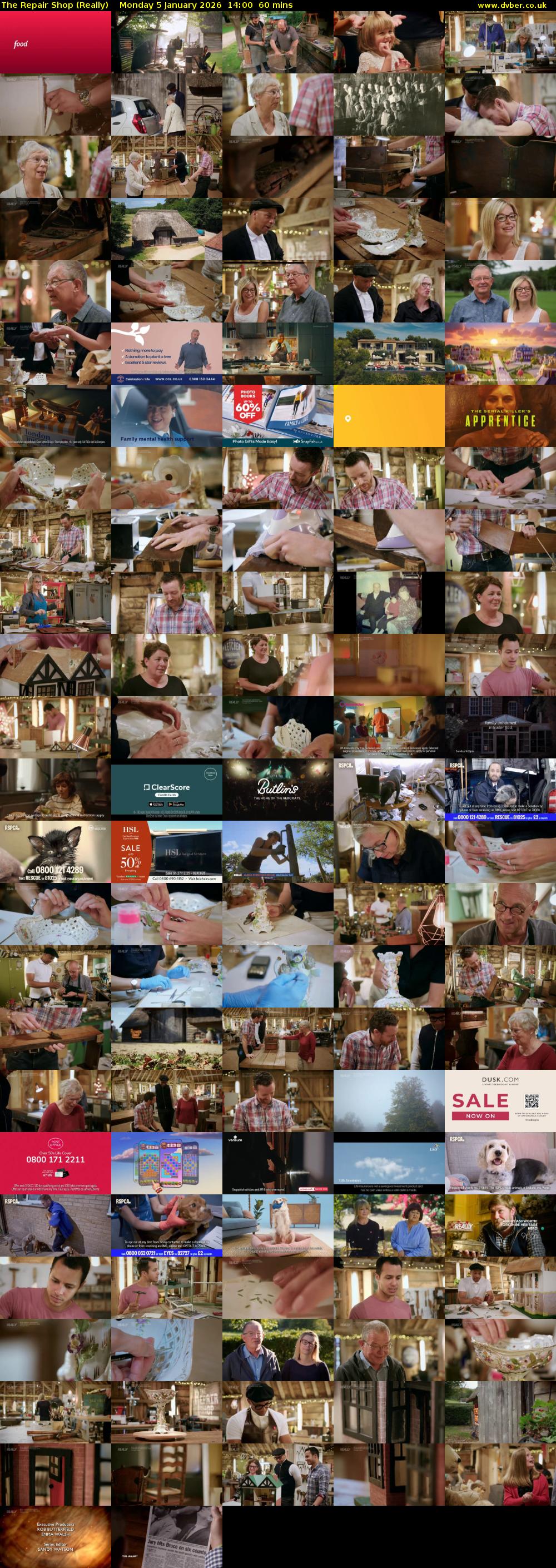 The Repair Shop (Really) Monday 5 January 2026 14:00 - 15:00