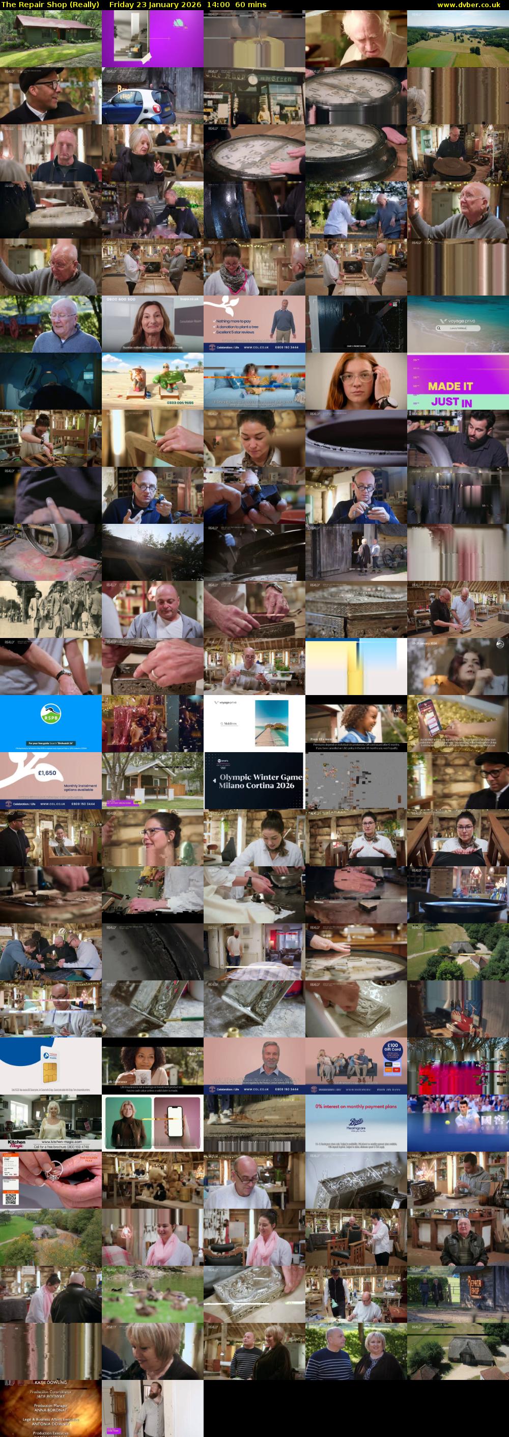 The Repair Shop (Really) Friday 23 January 2026 14:00 - 15:00