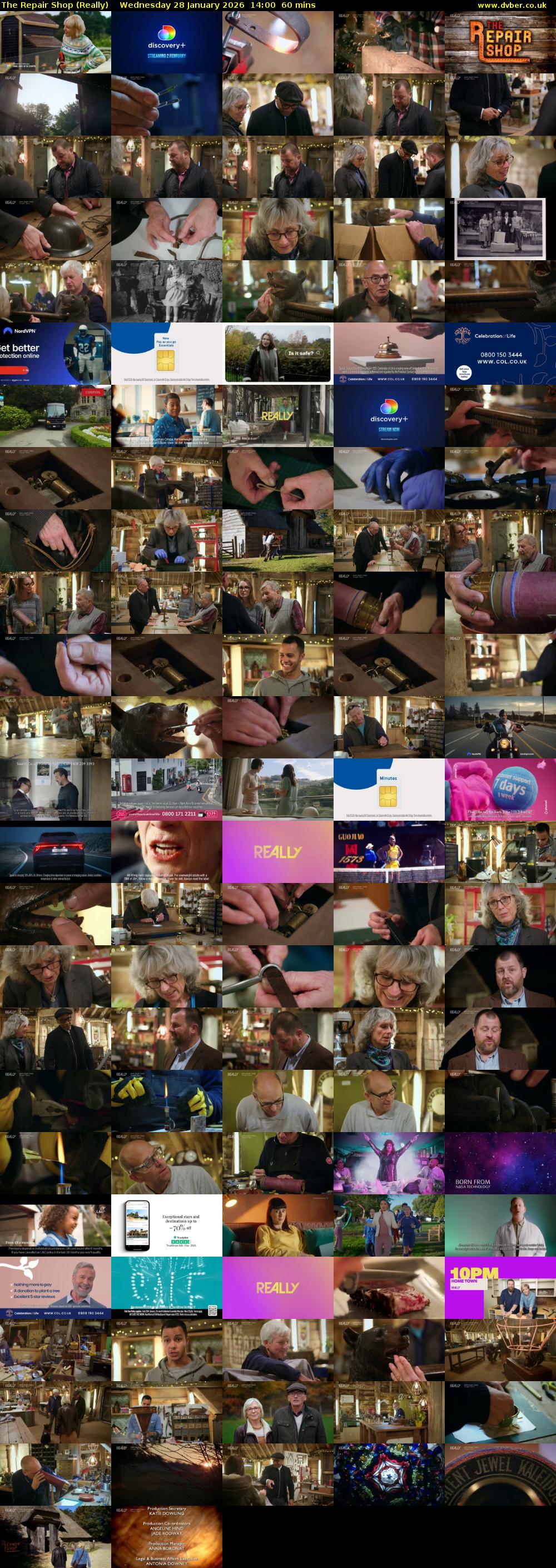 The Repair Shop (Really) Wednesday 28 January 2026 14:00 - 15:00
