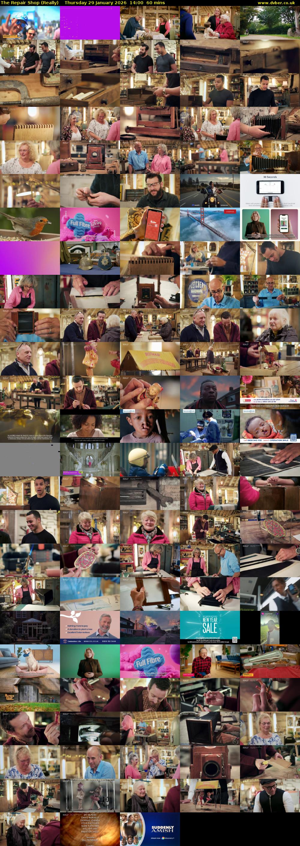 The Repair Shop (Really) Thursday 29 January 2026 14:00 - 15:00