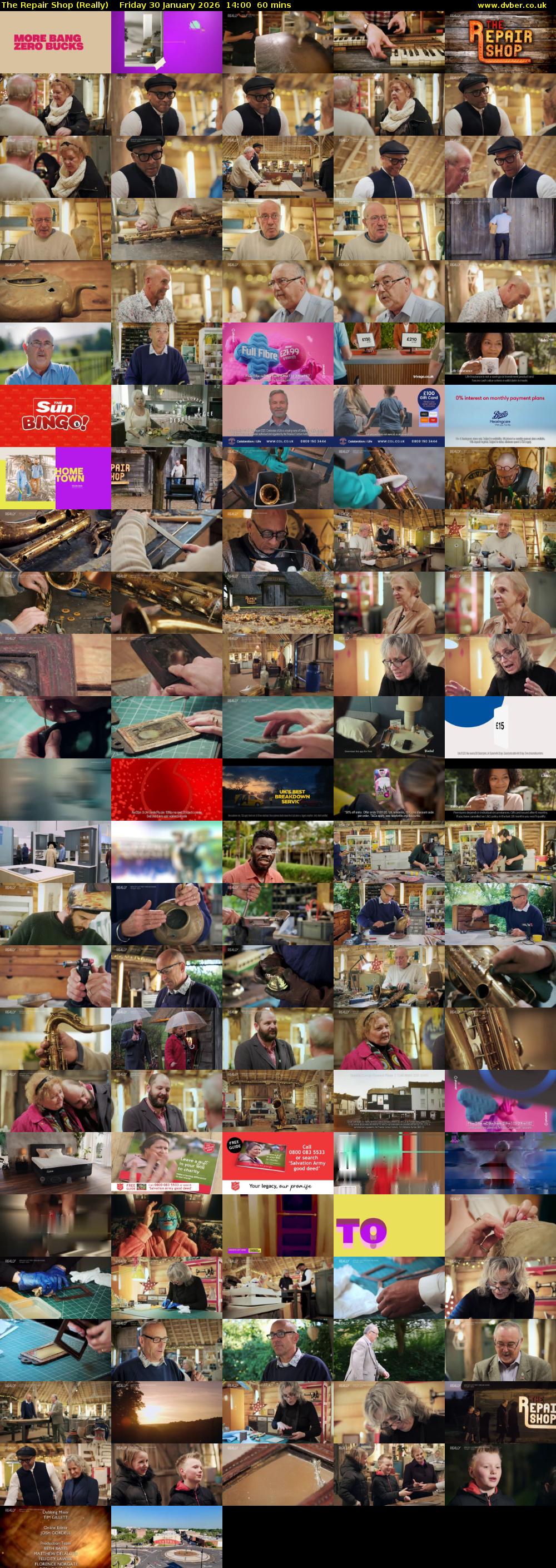 The Repair Shop (Really) Friday 30 January 2026 14:00 - 15:00