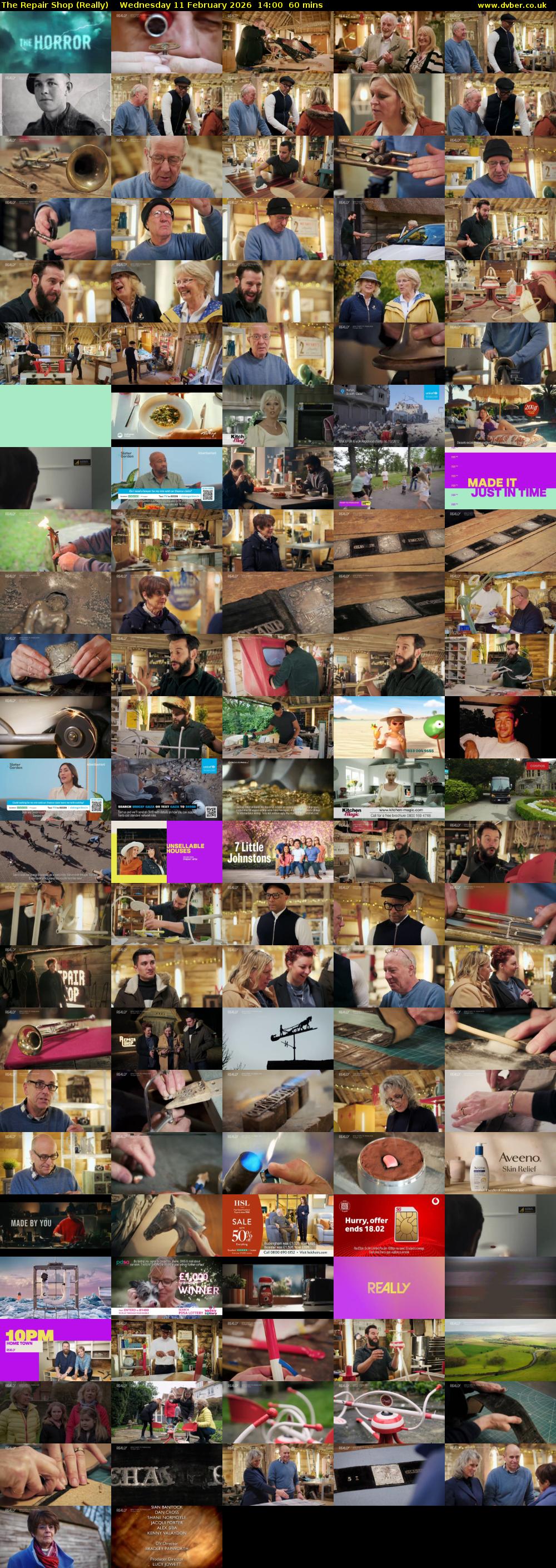 The Repair Shop (Really) Wednesday 11 February 2026 14:00 - 15:00