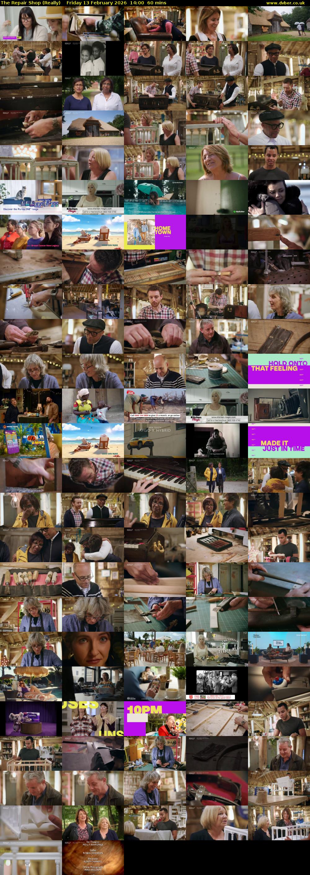 The Repair Shop (Really) Friday 13 February 2026 14:00 - 15:00