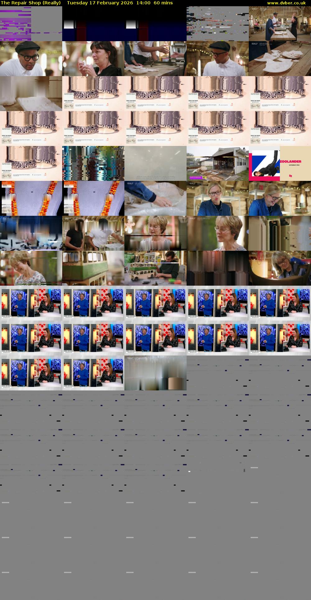 The Repair Shop (Really) Tuesday 17 February 2026 14:00 - 15:00