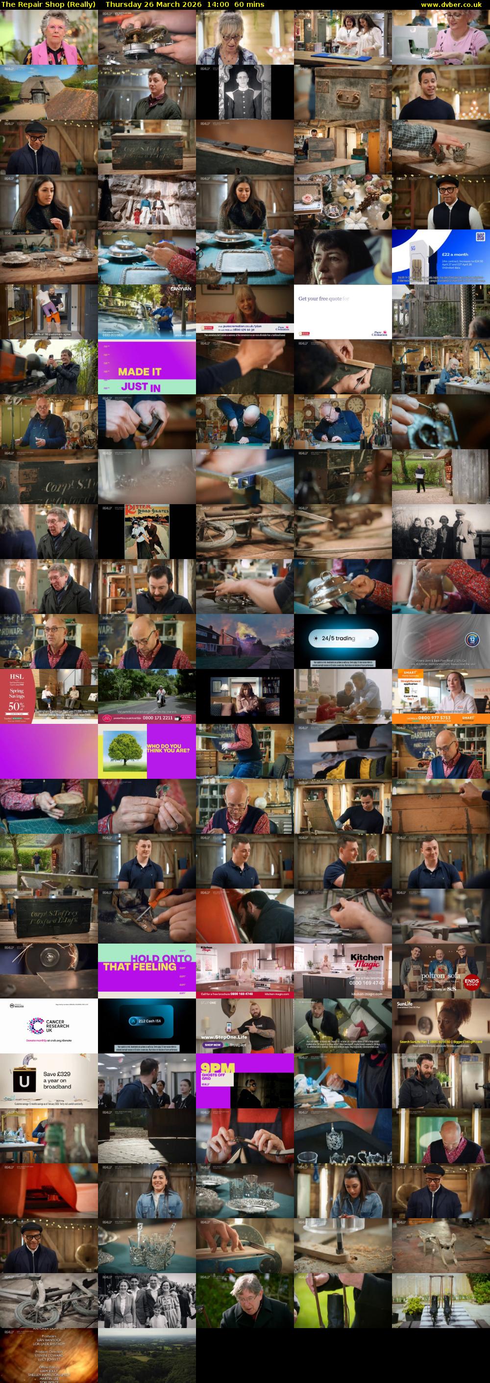 The Repair Shop (Really) Thursday 26 March 2026 14:00 - 15:00