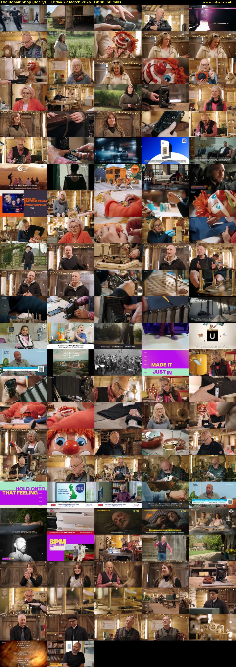 The Repair Shop (Really) Friday 27 March 2026 14:00 - 15:00