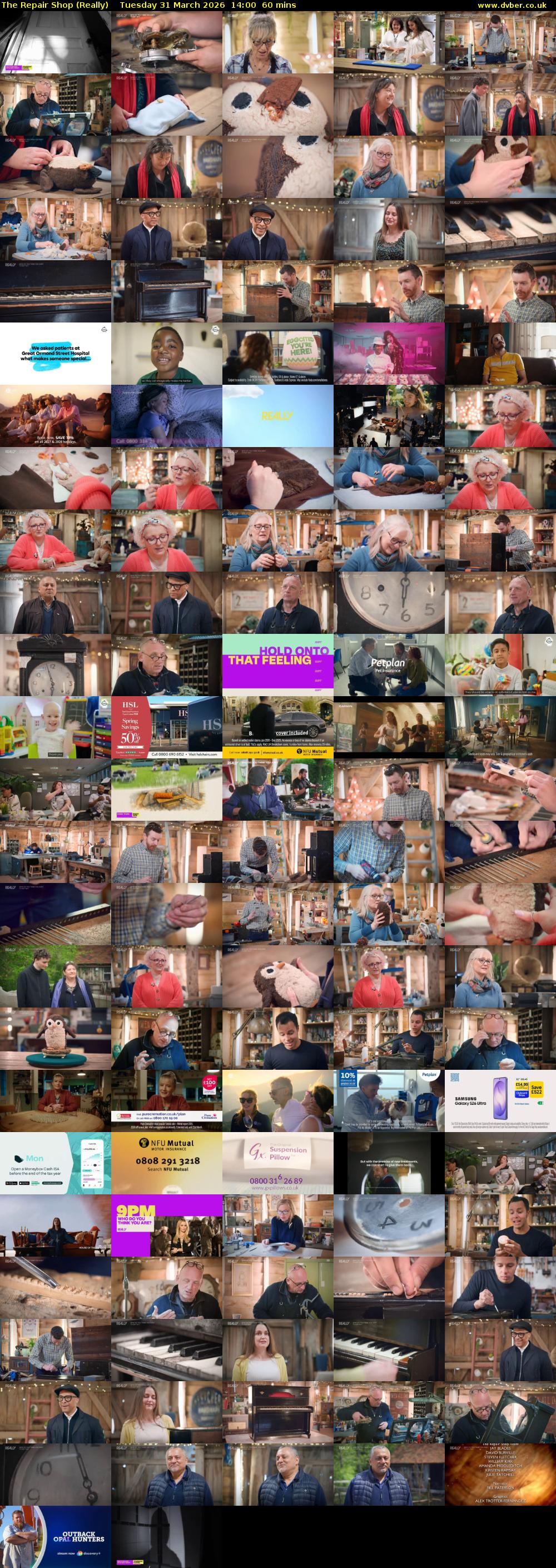 The Repair Shop (Really) Tuesday 31 March 2026 14:00 - 15:00