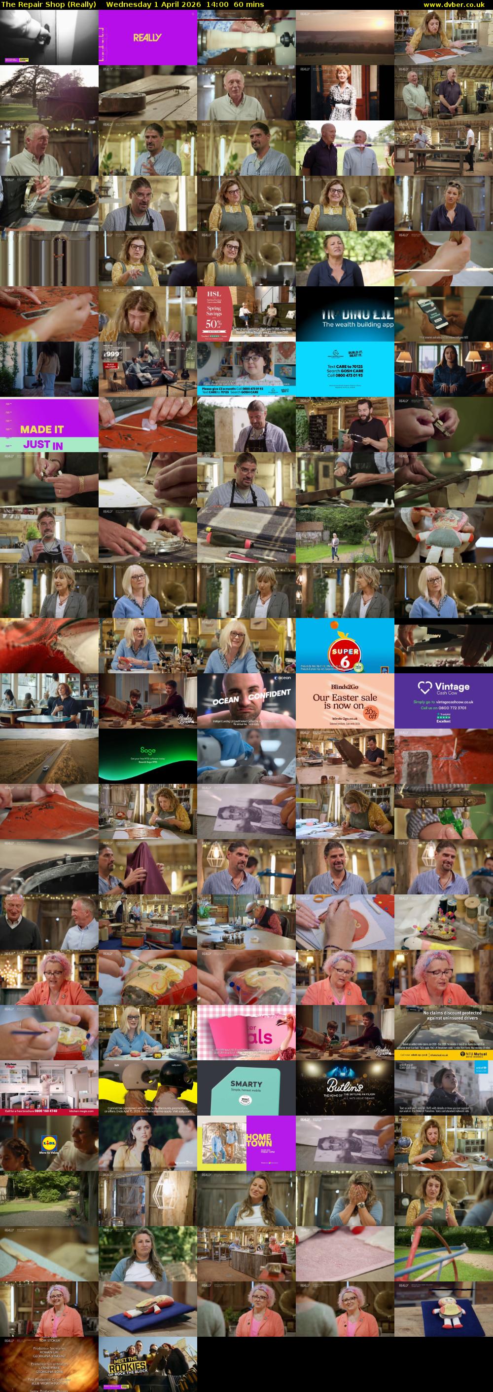 The Repair Shop (Really) Wednesday 1 April 2026 14:00 - 15:00