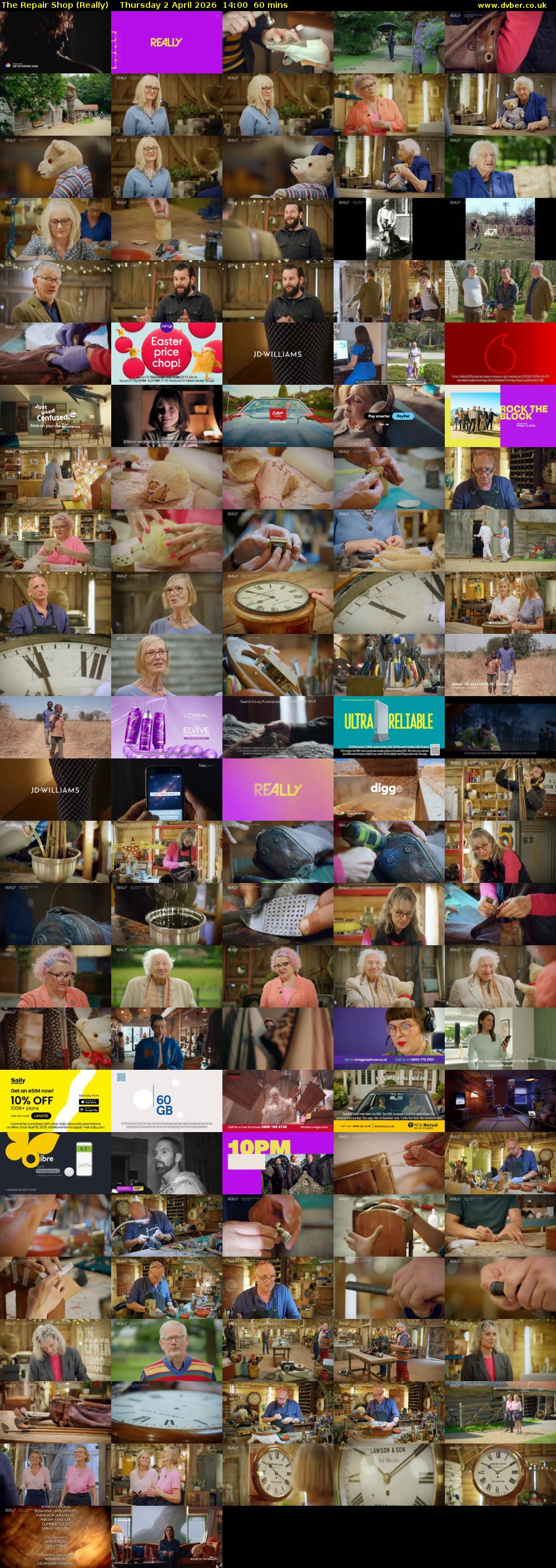 The Repair Shop (Really) Thursday 2 April 2026 14:00 - 15:00