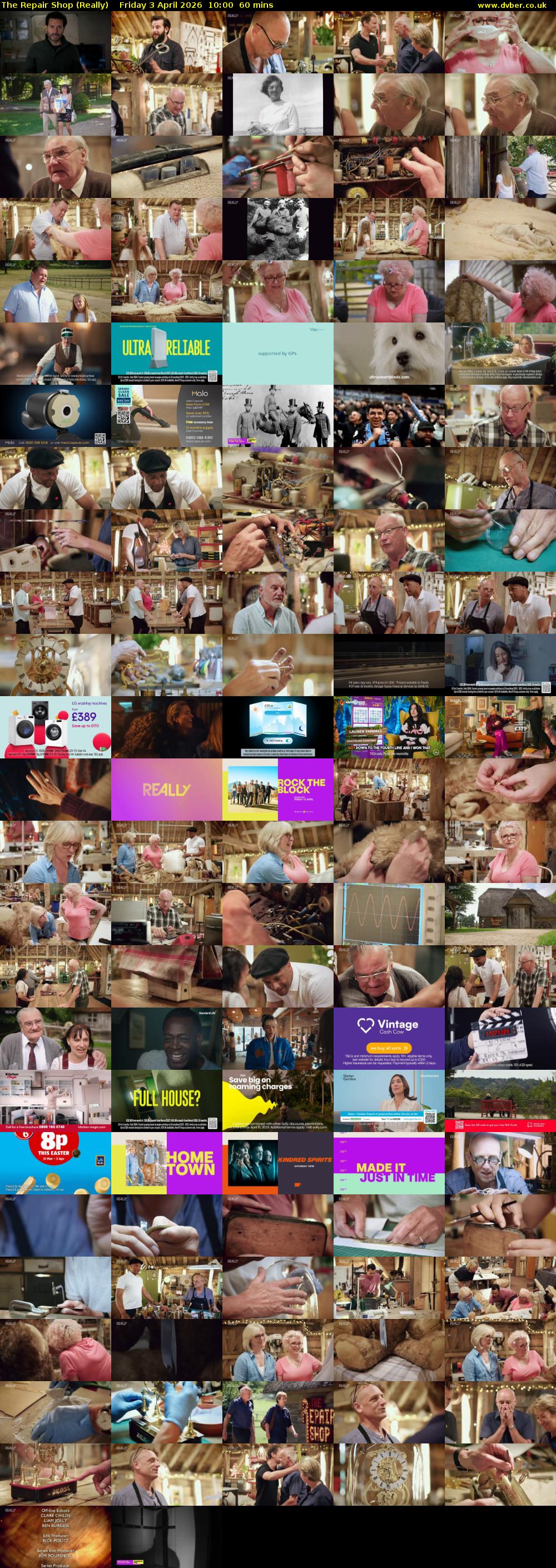 The Repair Shop (Really) Friday 3 April 2026 10:00 - 11:00