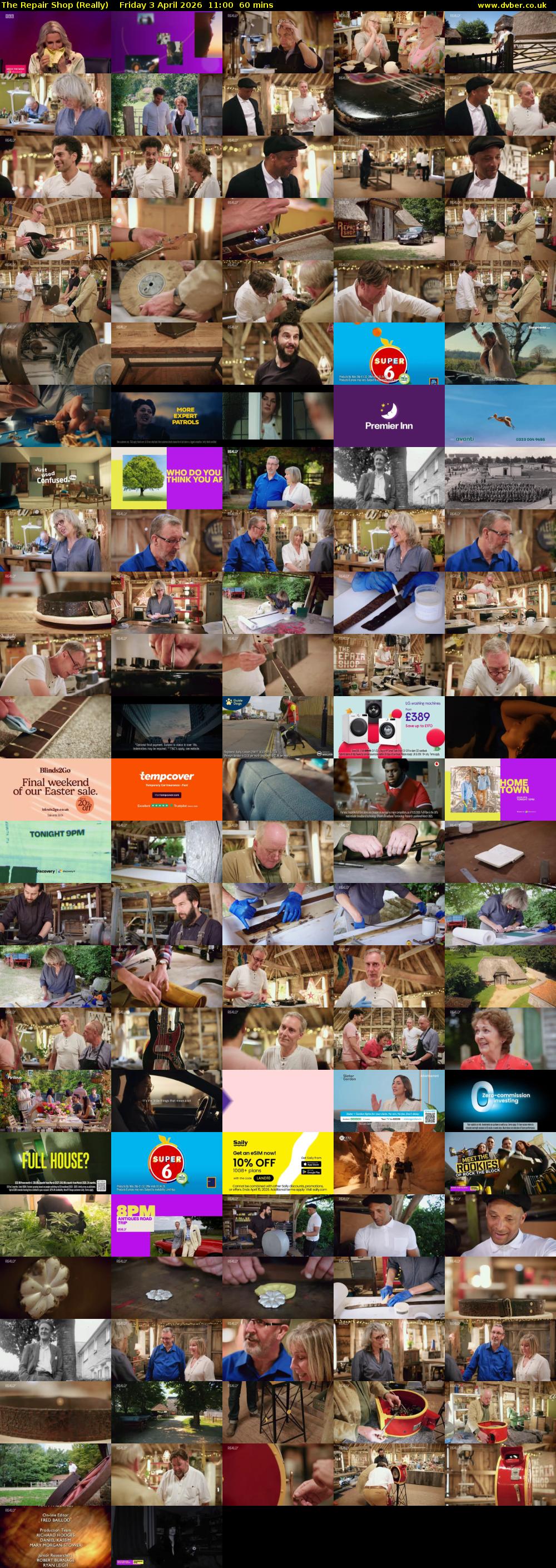 The Repair Shop (Really) Friday 3 April 2026 11:00 - 12:00