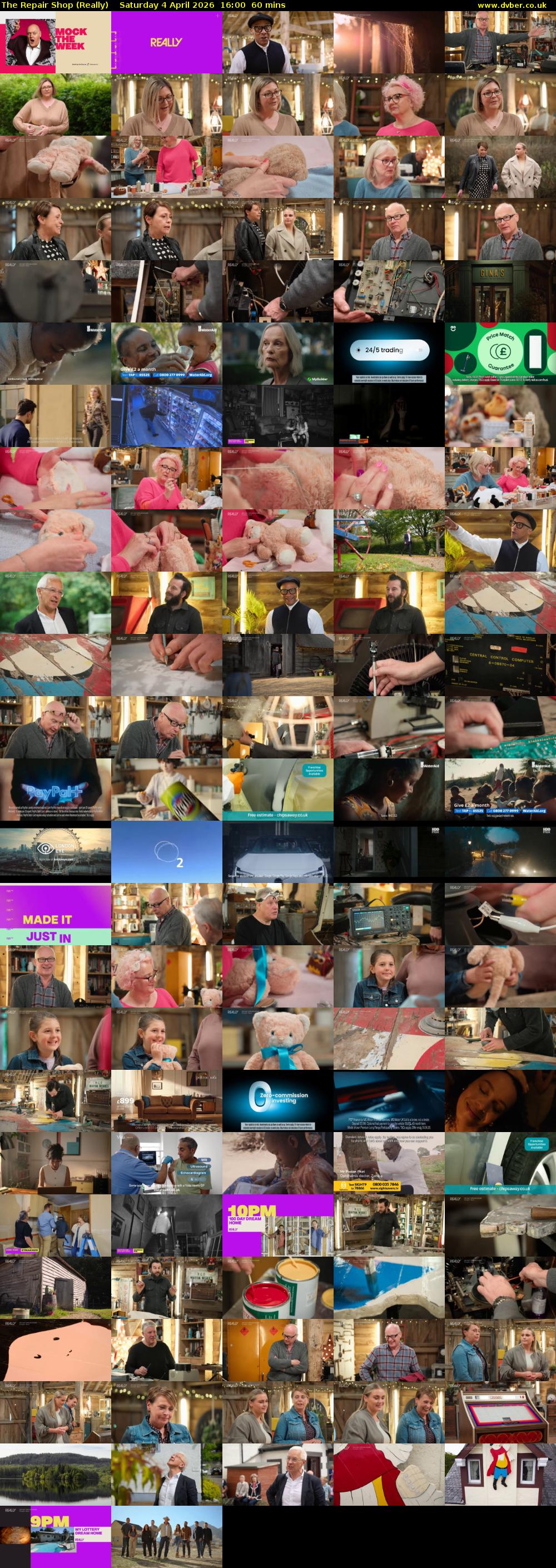 The Repair Shop (Really) Saturday 4 April 2026 16:00 - 17:00