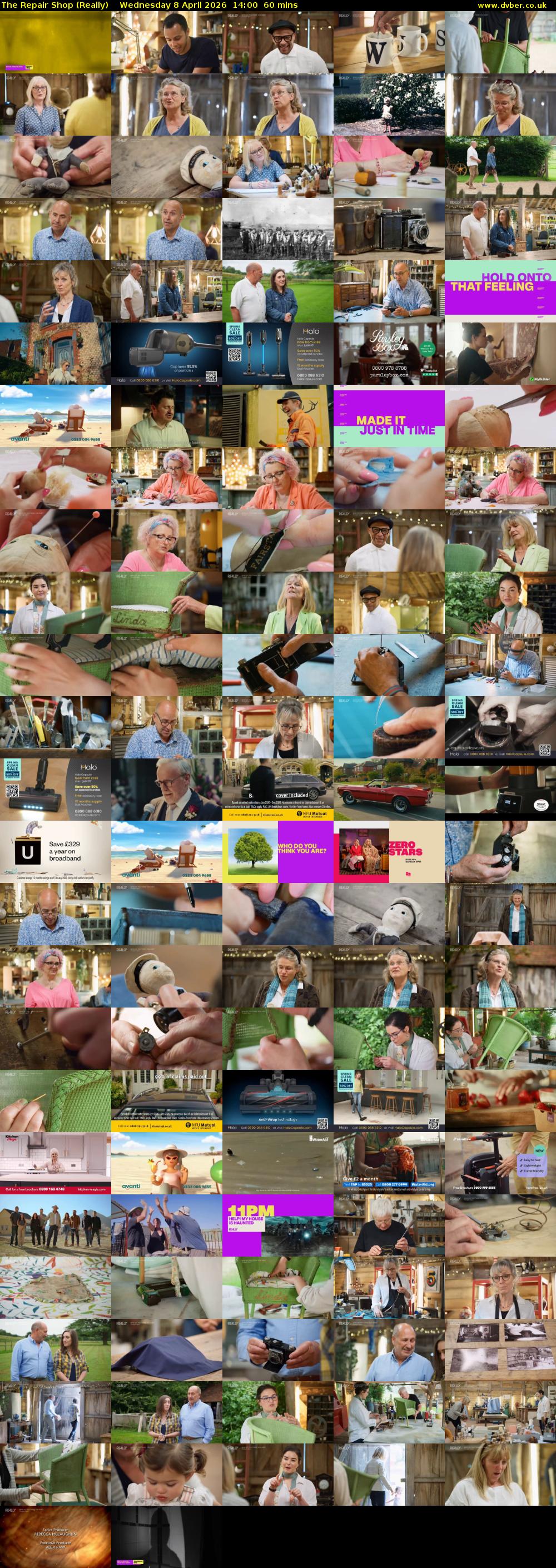 The Repair Shop (Really) Wednesday 8 April 2026 14:00 - 15:00