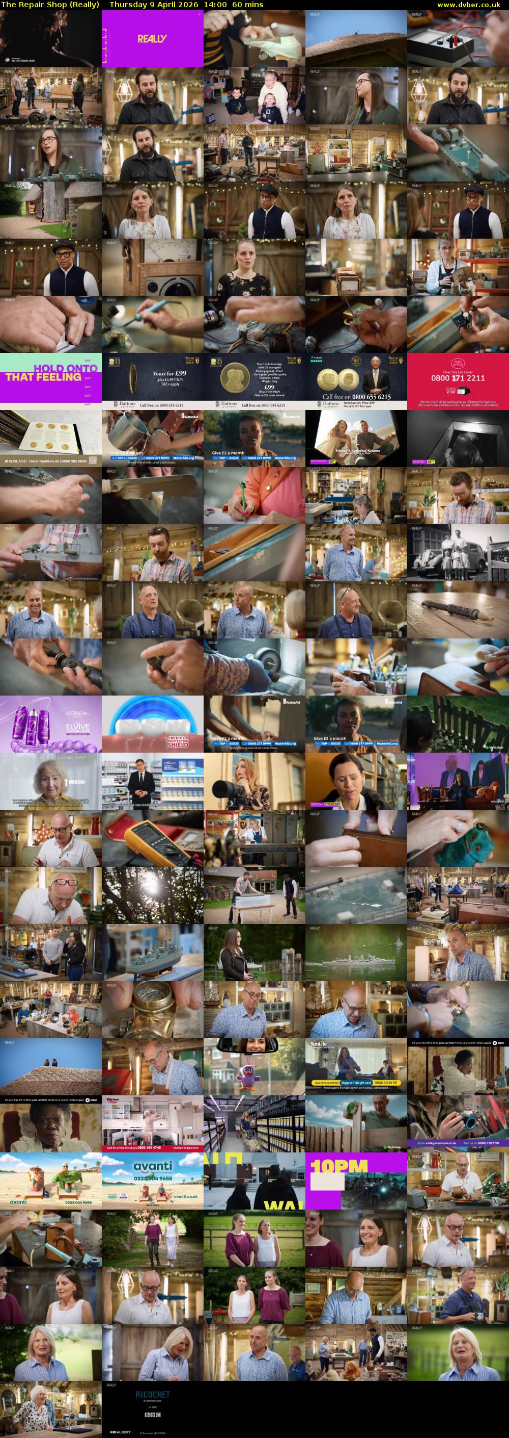 The Repair Shop (Really) Thursday 9 April 2026 14:00 - 15:00