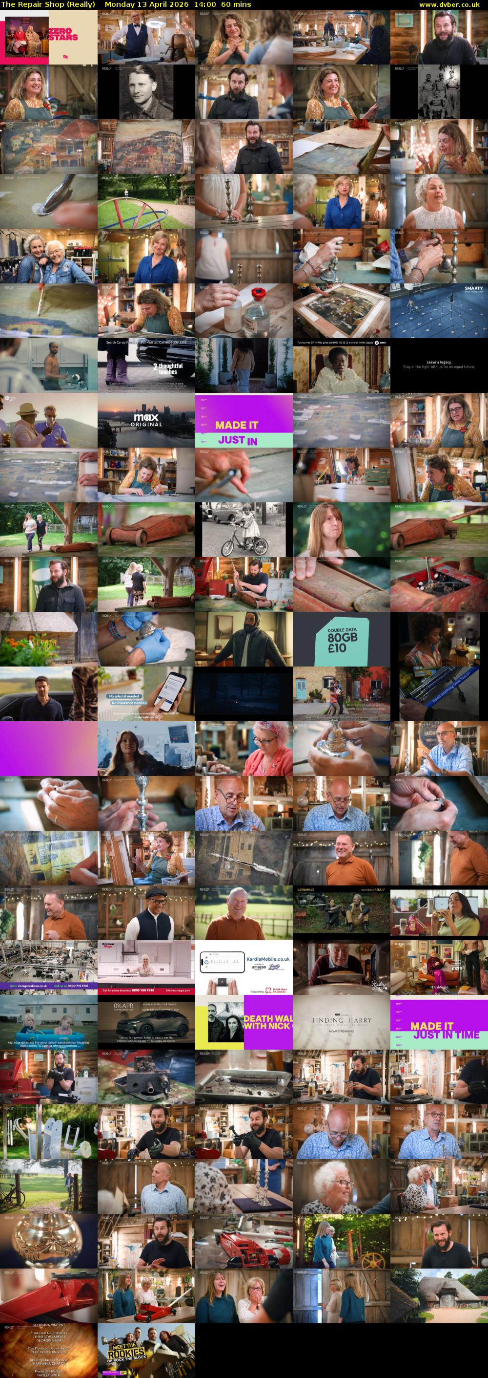 The Repair Shop (Really) Monday 13 April 2026 14:00 - 15:00