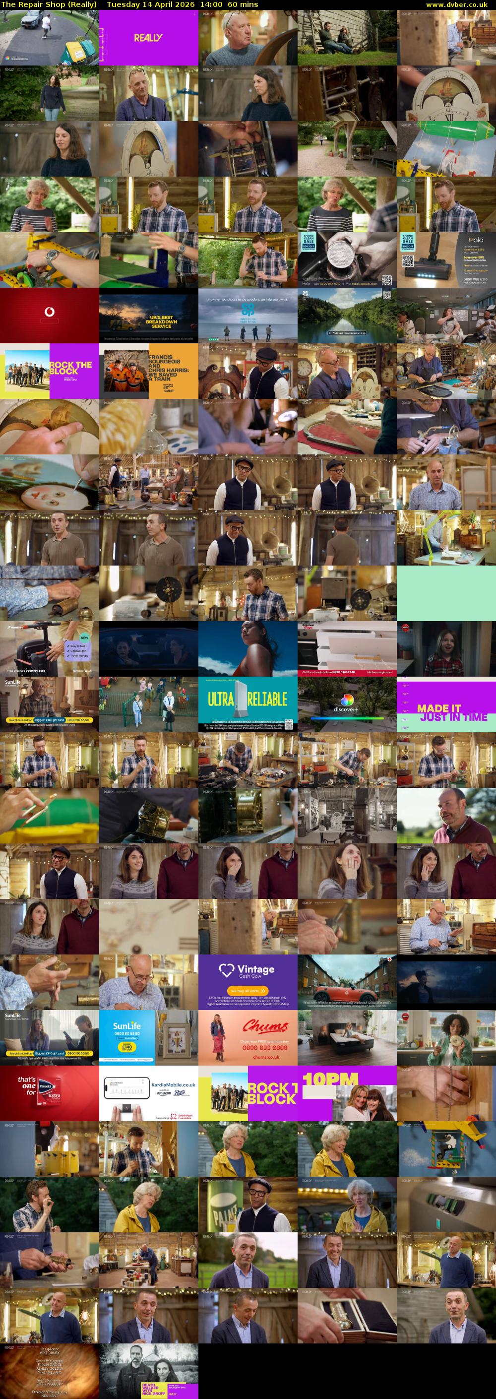 The Repair Shop (Really) Tuesday 14 April 2026 14:00 - 15:00