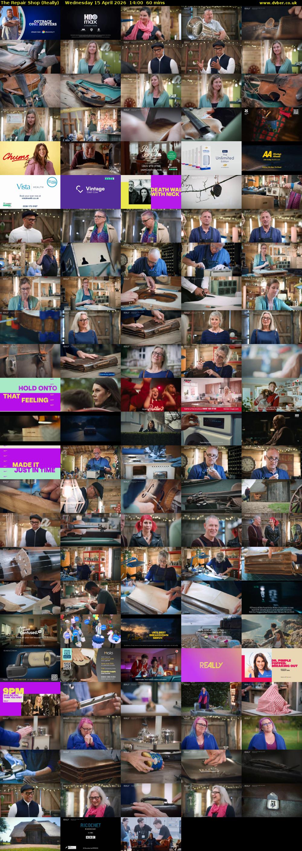 The Repair Shop (Really) Wednesday 15 April 2026 14:00 - 15:00