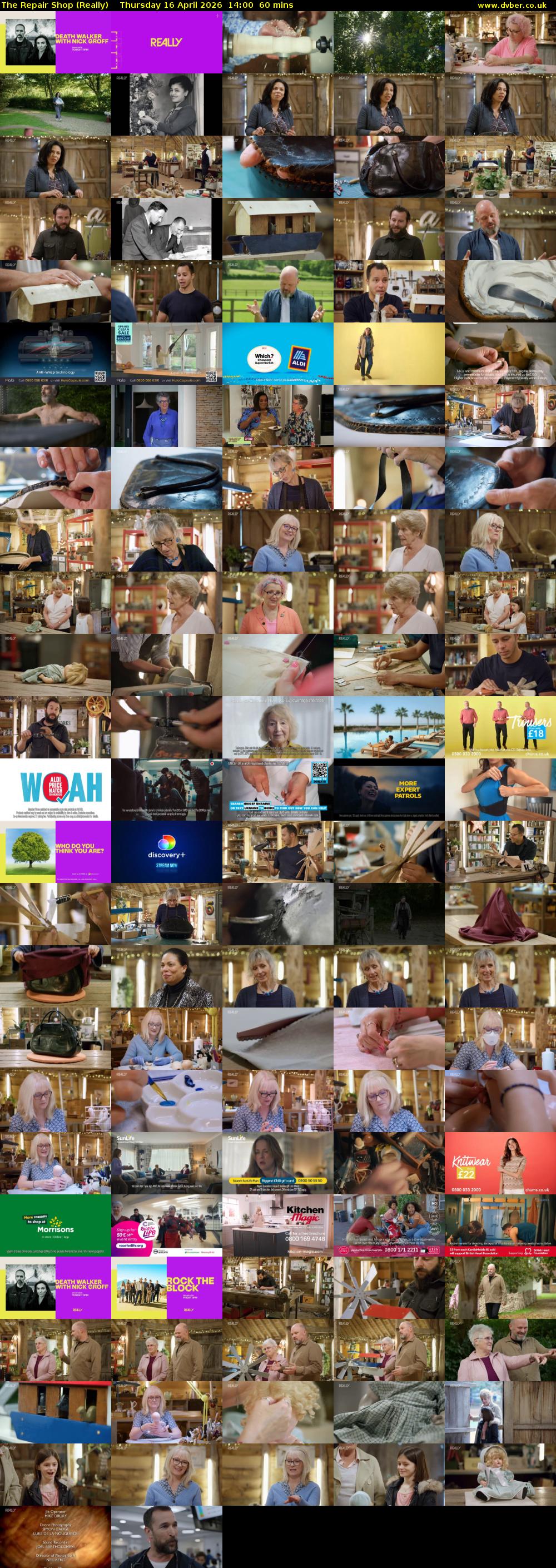 The Repair Shop (Really) Thursday 16 April 2026 14:00 - 15:00