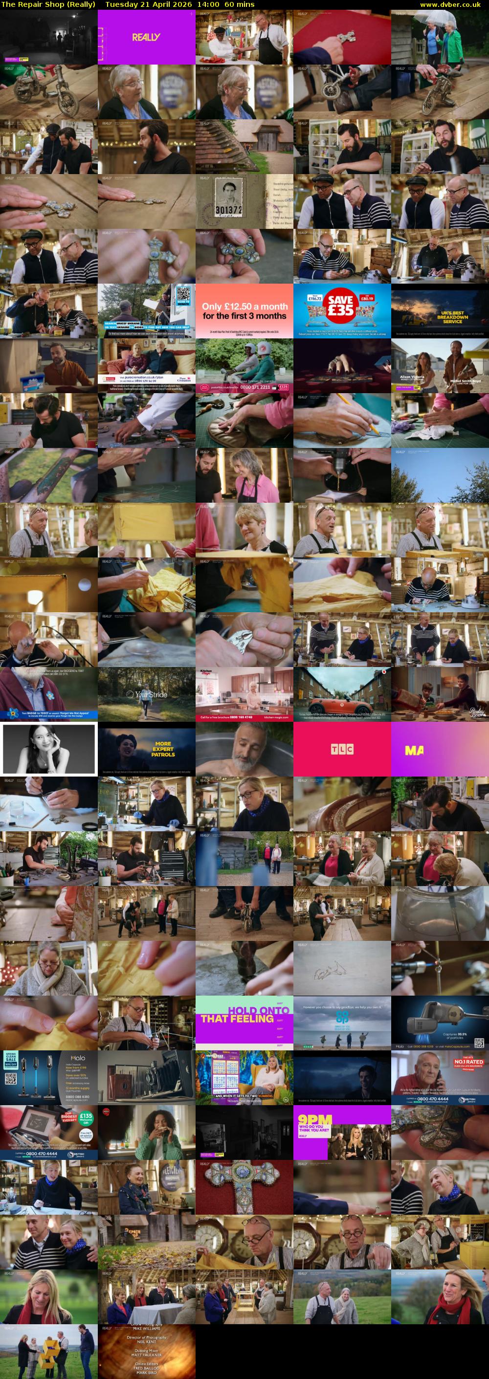 The Repair Shop (Really) Tuesday 21 April 2026 14:00 - 15:00