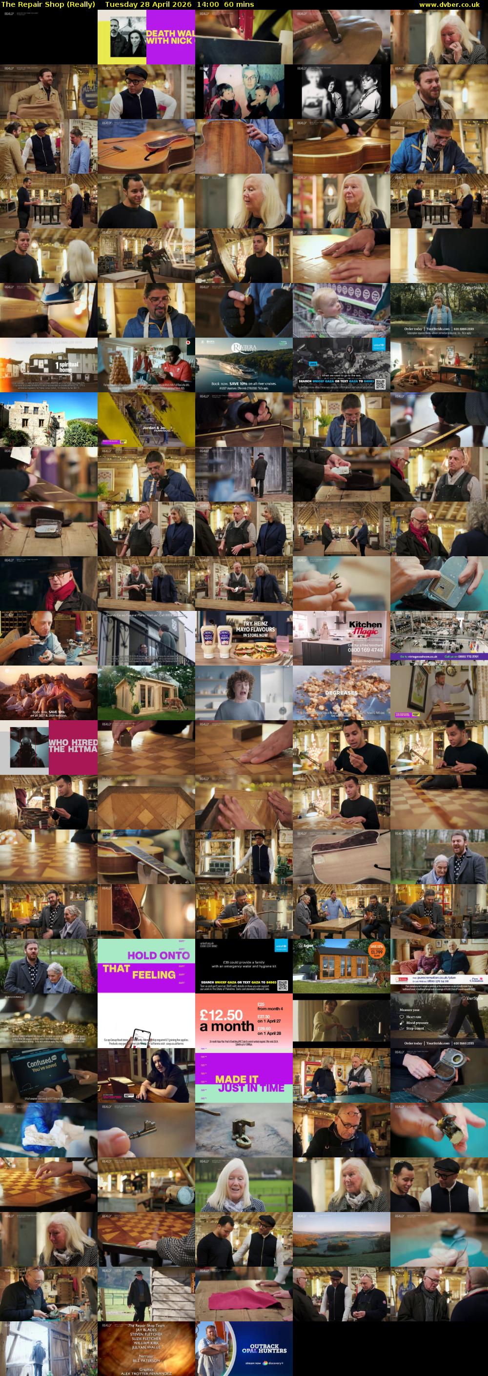 The Repair Shop (Really) Tuesday 28 April 2026 14:00 - 15:00