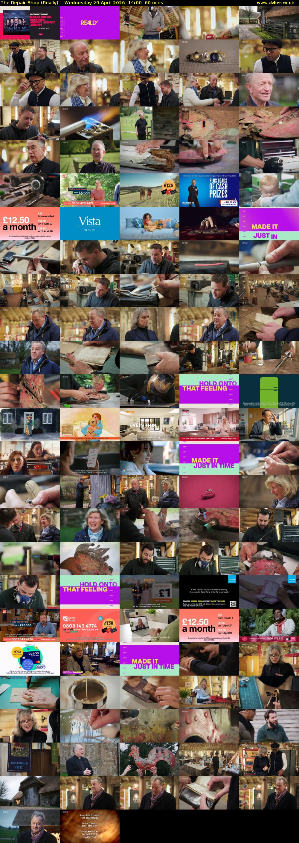 The Repair Shop (Really) Wednesday 29 April 2026 14:00 - 15:00