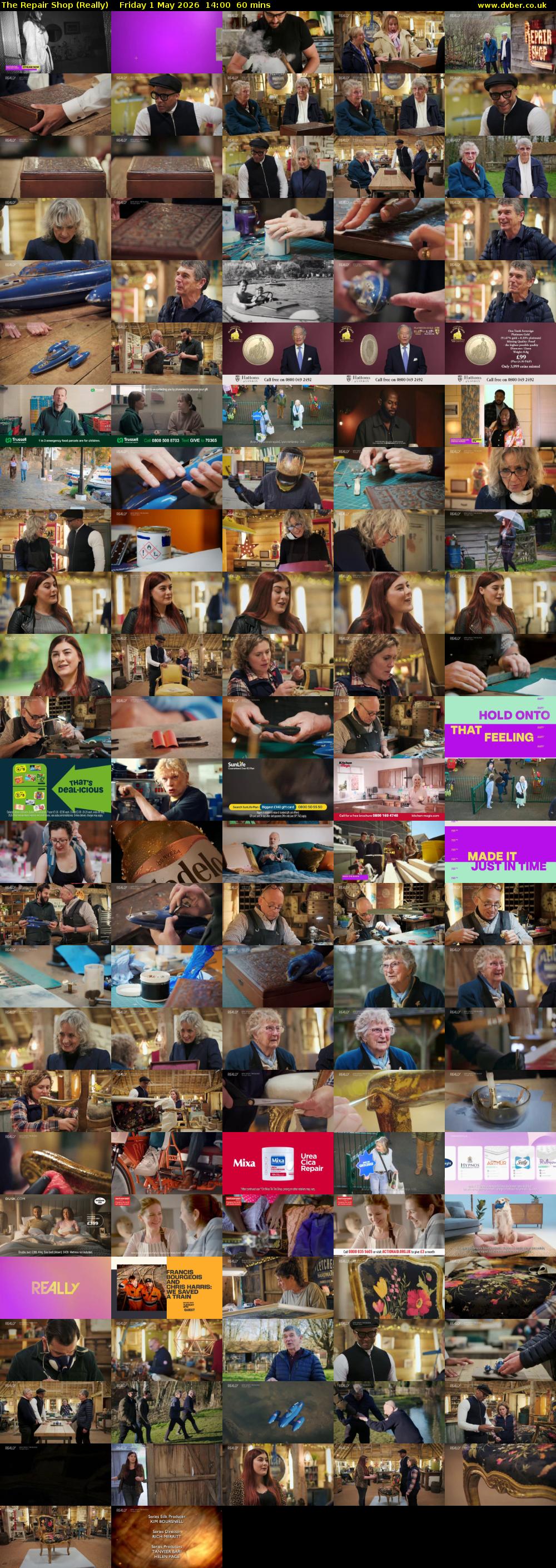 The Repair Shop (Really) Friday 1 May 2026 14:00 - 15:00
