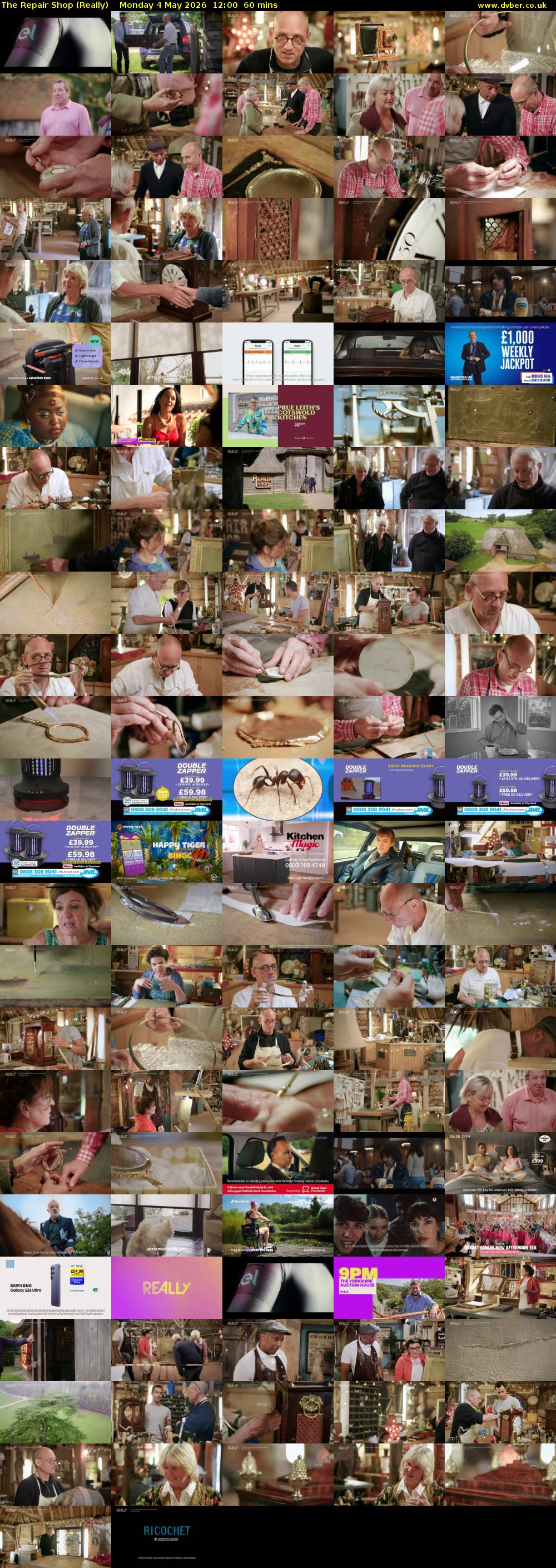 The Repair Shop (Really) Monday 4 May 2026 12:00 - 13:00