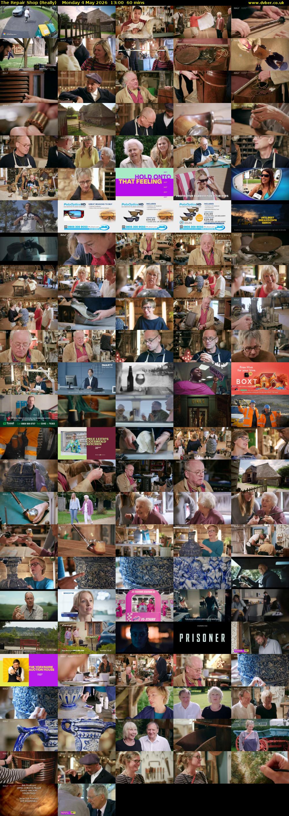 The Repair Shop (Really) Monday 4 May 2026 13:00 - 14:00