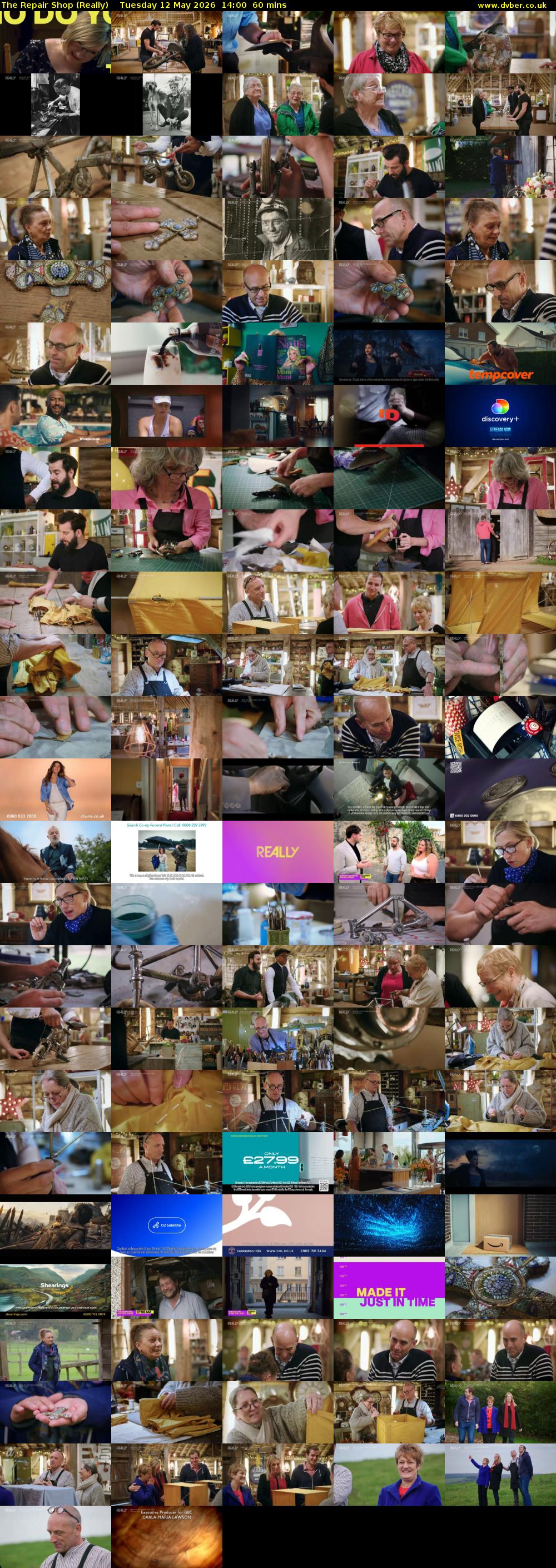 The Repair Shop (Really) Tuesday 12 May 2026 14:00 - 15:00