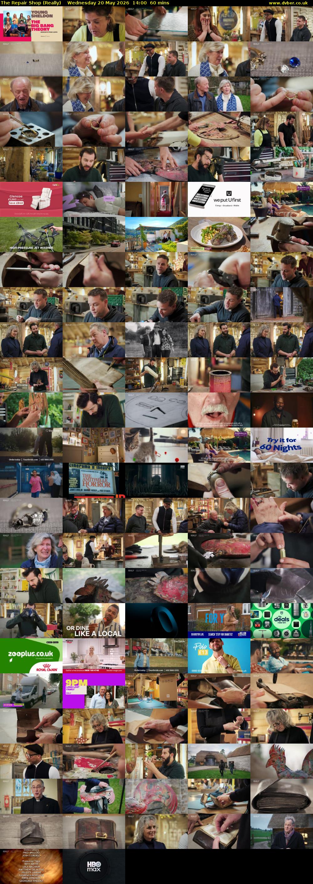 The Repair Shop (Really) Wednesday 20 May 2026 14:00 - 15:00
