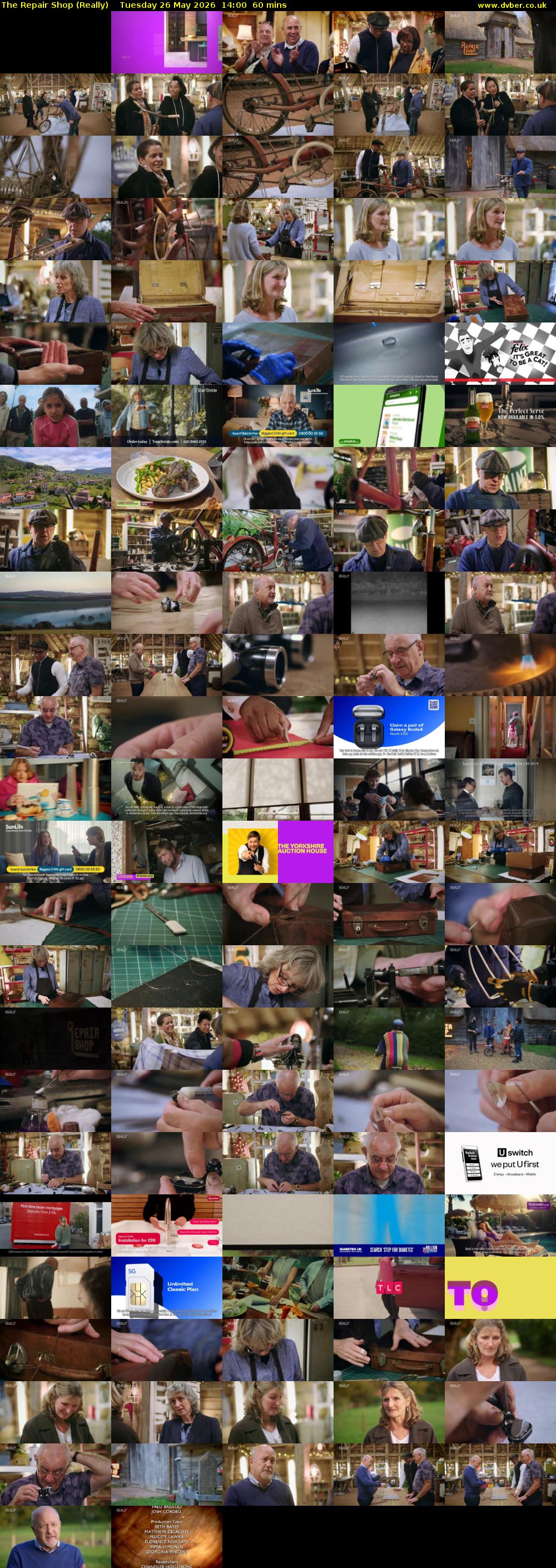 The Repair Shop (Really) Tuesday 26 May 2026 14:00 - 15:00