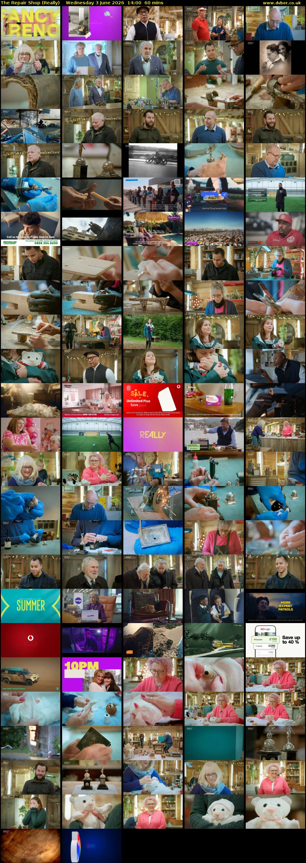 The Repair Shop (Really) Wednesday 3 June 2026 14:00 - 15:00