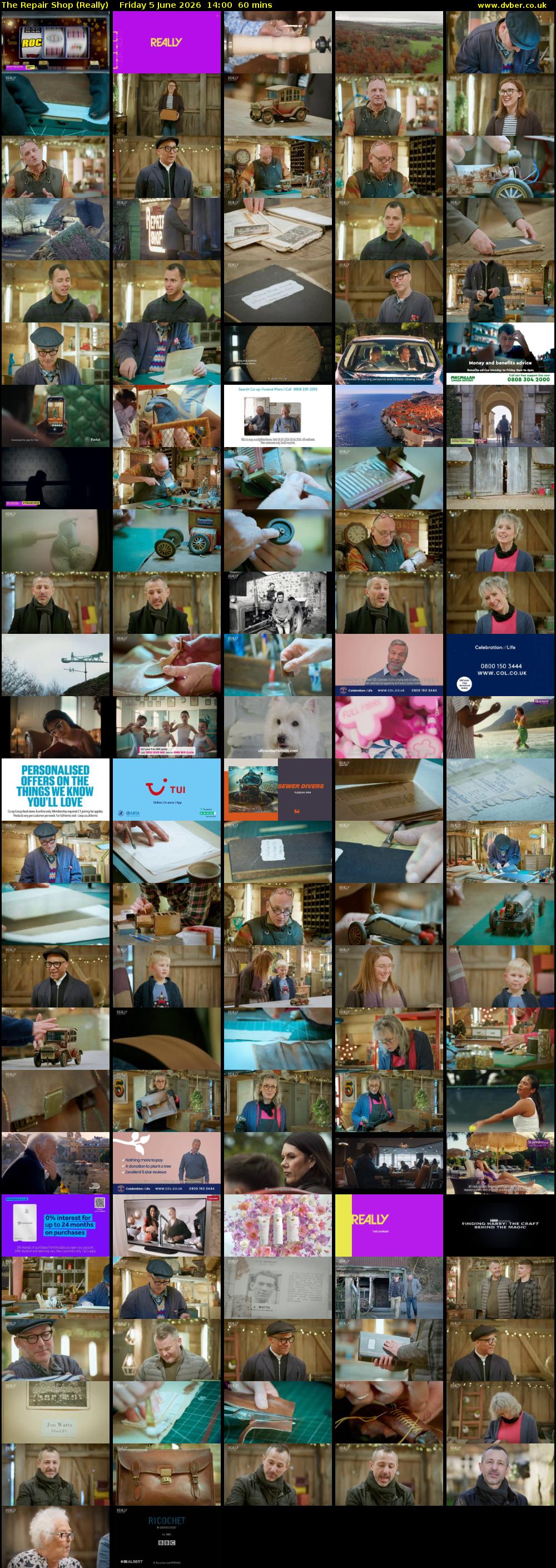 The Repair Shop (Really) Friday 5 June 2026 14:00 - 15:00