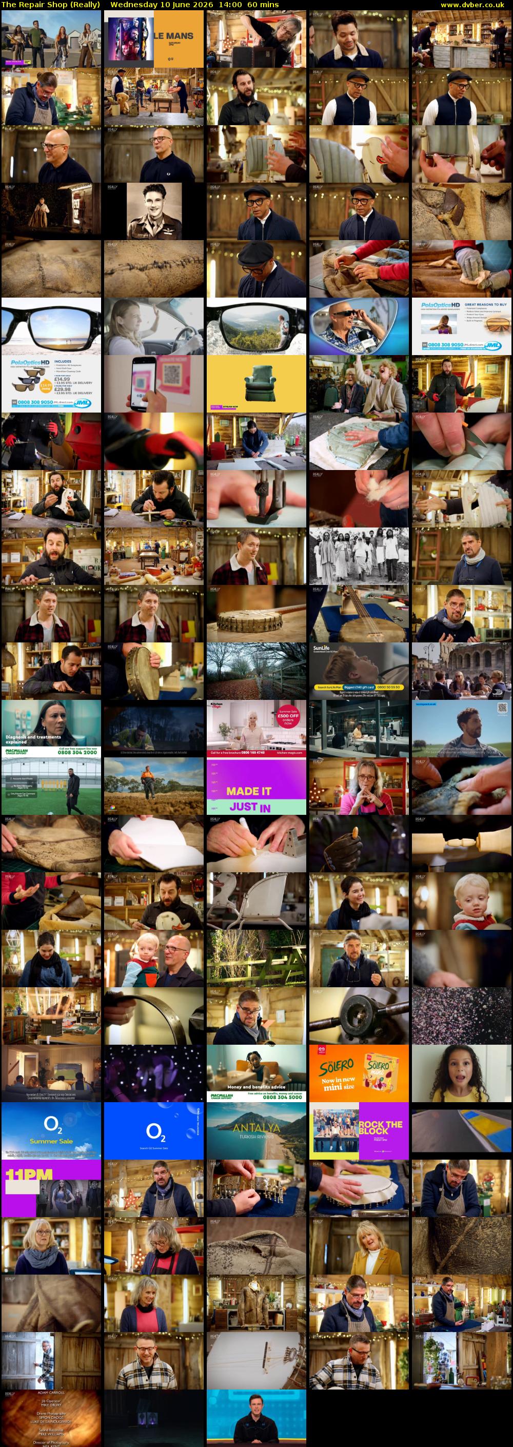 The Repair Shop (Really) Wednesday 10 June 2026 14:00 - 15:00