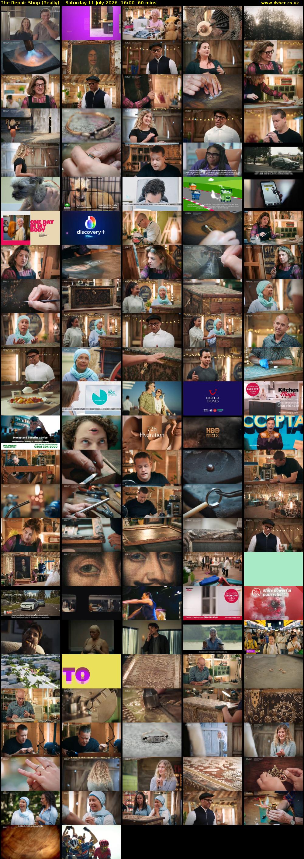 The Repair Shop (Really) Saturday 11 July 2026 16:00 - 17:00