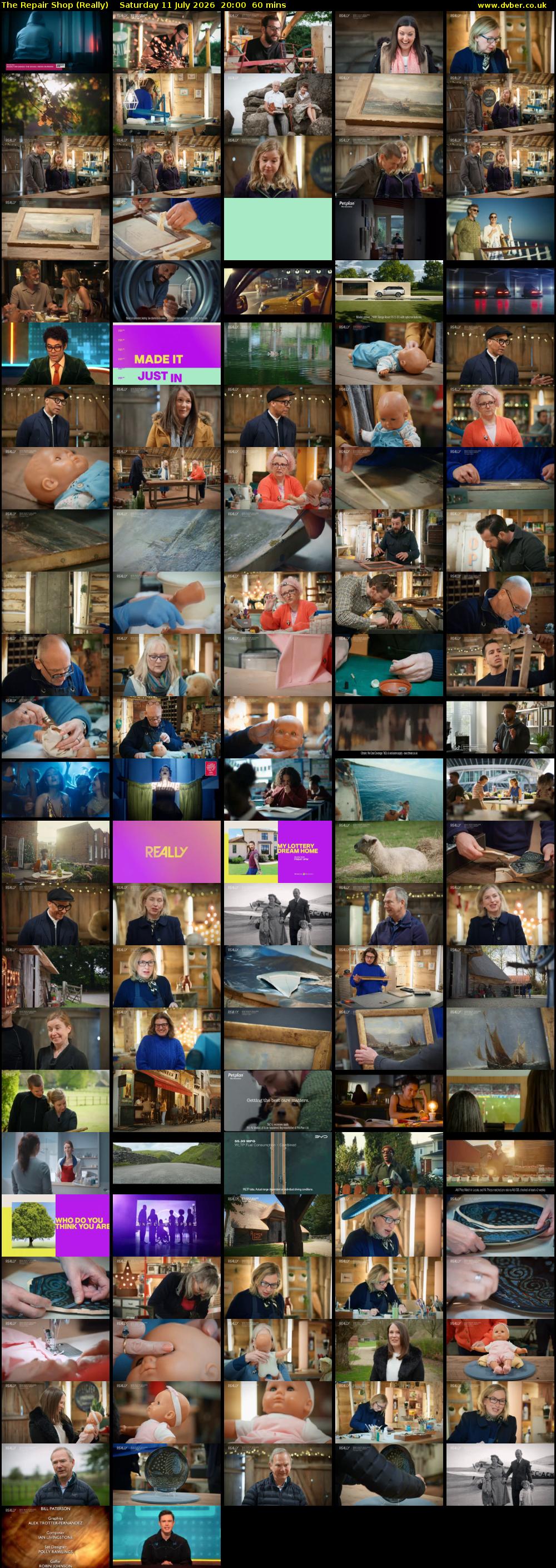 The Repair Shop (Really) Saturday 11 July 2026 20:00 - 21:00