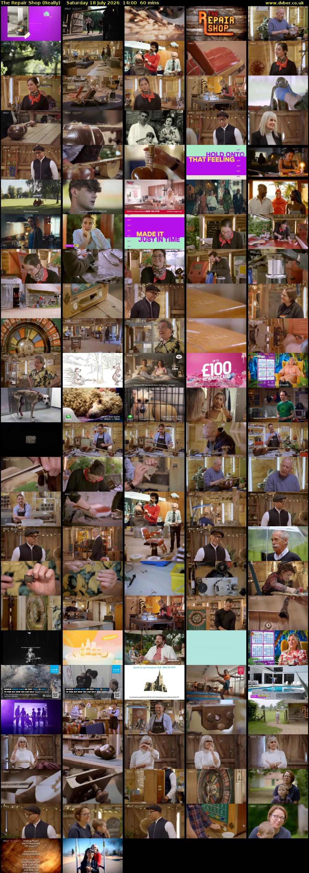 The Repair Shop (Really) Saturday 18 July 2026 14:00 - 15:00