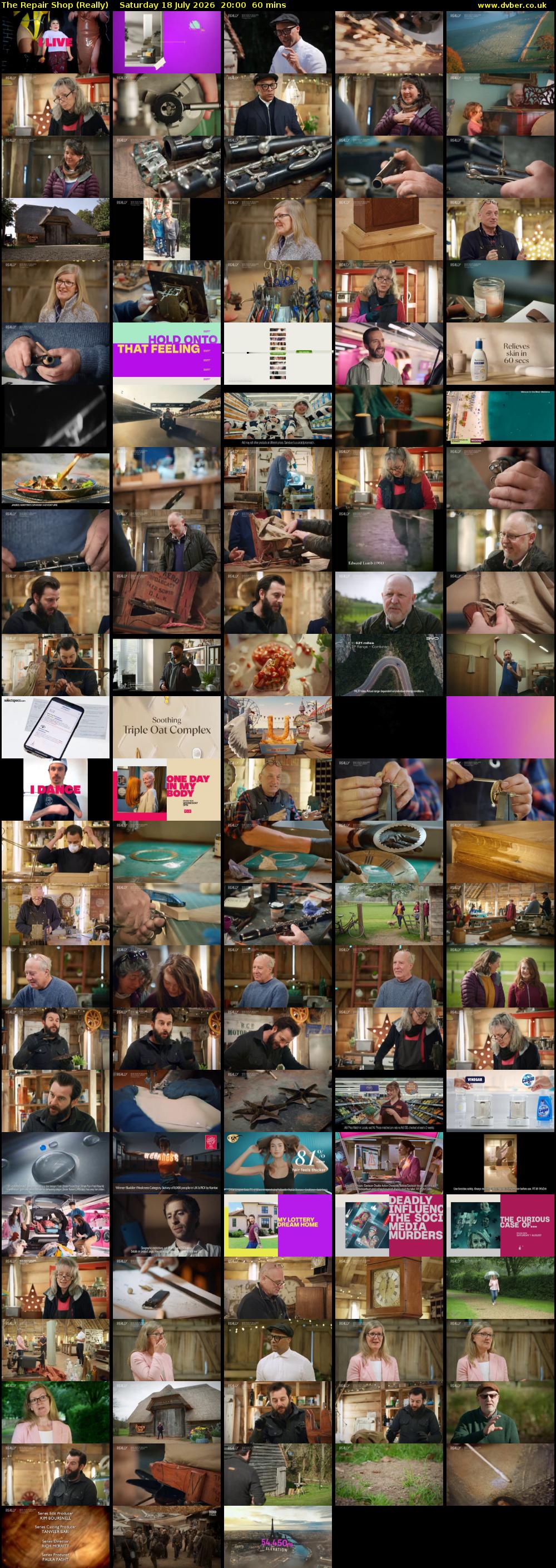 The Repair Shop (Really) Saturday 18 July 2026 20:00 - 21:00