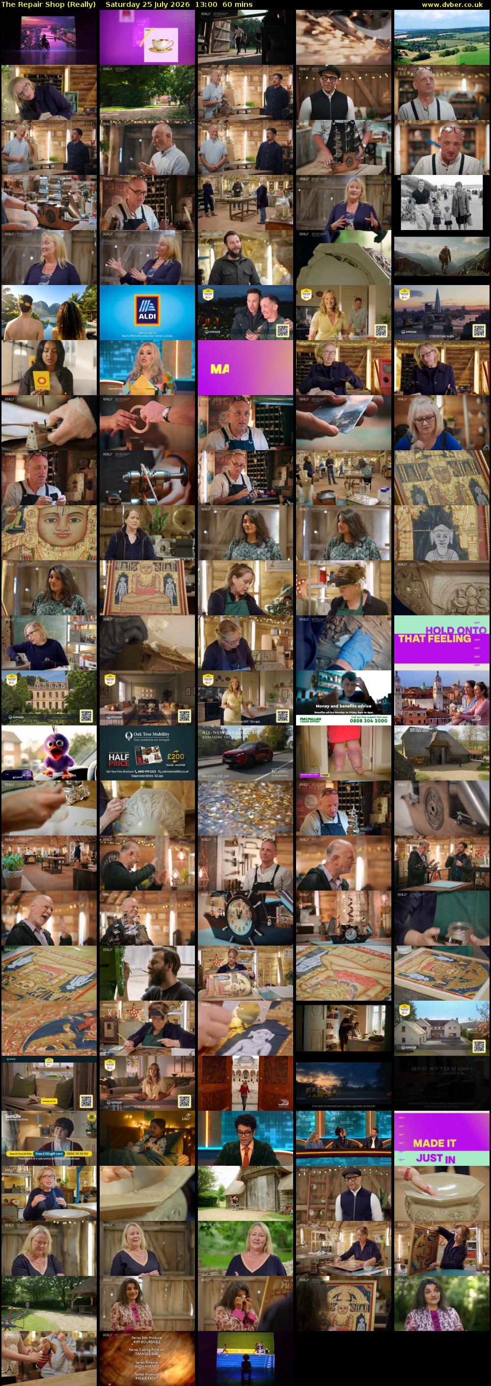 The Repair Shop (Really) Saturday 25 July 2026 13:00 - 14:00