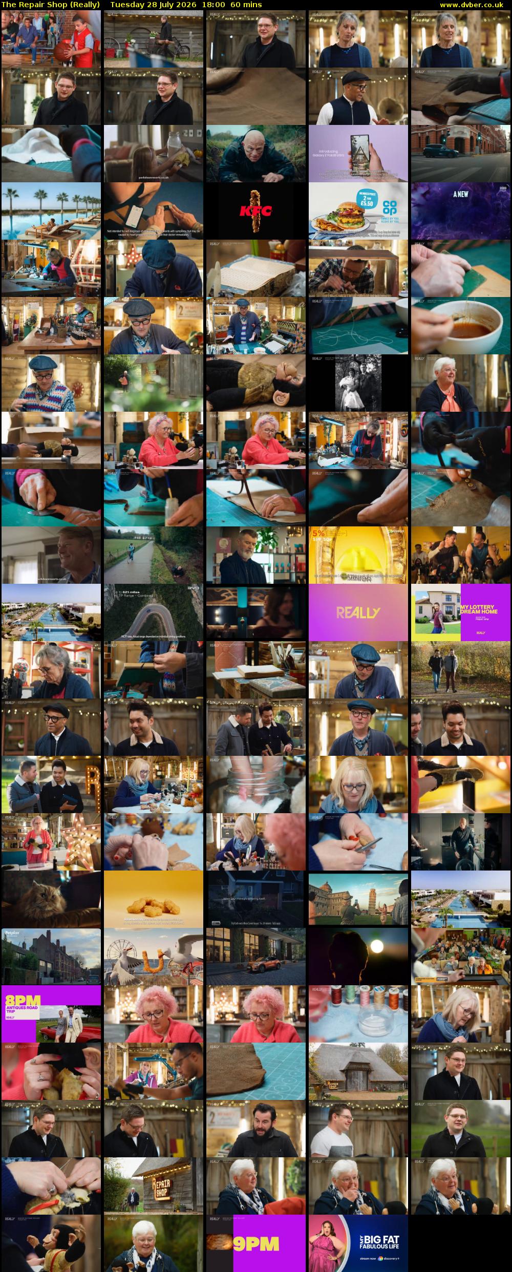 The Repair Shop (Really) Tuesday 28 July 2026 18:00 - 19:00