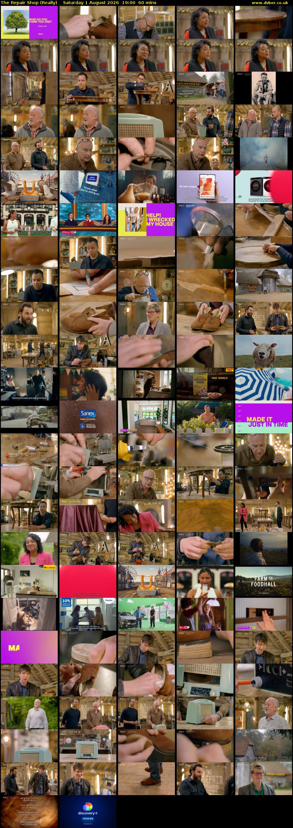 The Repair Shop (Really) Saturday 1 August 2026 19:00 - 20:00